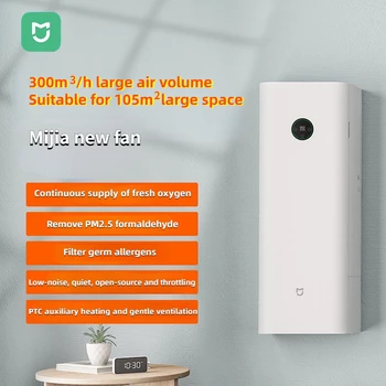 Xiaomi Mijia Вентилятор свежего Воздуха A1 PTC Вспомогательный Нагревательный 150 м3/ч Объем воздуха Mijia Air Purifier Очиститель Воздуха для Дома