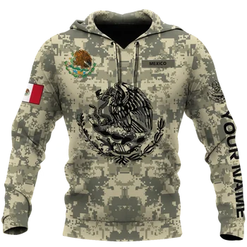 Tessffel Мексиканский Армейский флаг, Костюмы ветеранов с черепами, Военный Камуфляж, 3D принт, Мужские/женские Повседневные Забавные Толстовки, Пуловер, Куртка, Толстовки 1