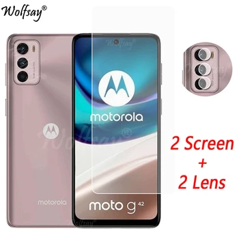 Объектив камеры Для Motorola Moto G42 Защитная пленка для экрана Из Закаленного Стекла Для Moto G42 G52 G62 E32 E20 Стекло камеры Для Moto G42 Glass