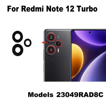 Оригинальная новинка Для Xiaomi Redmi Note 12 Turbo 5G, стекло для задней камеры, Замена стеклянного объектива для задней камеры