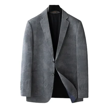 5596-2023 Высококачественный деловой костюм для отдыха, мужская куртка, тонкий маленький костюм, профессиональные костюмы Four seasons
