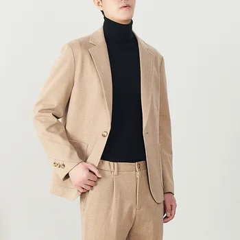 MRMT 2023 Абсолютно новый Мужской костюм Корейская версия Модной повседневной деловой одежды для официальных мероприятий Теплый шерстяной костюм высокого качества
