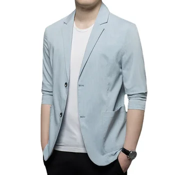SS5209-2023 Костюм мужская одежда осенние сенсорные костюмы мужская корейская версия тонкий одиночный западный деловой повседневный Западный сервис мужчины